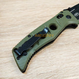 PISAU LIPAT BENCHMADE MINI ADAMAS BLACK GREEN