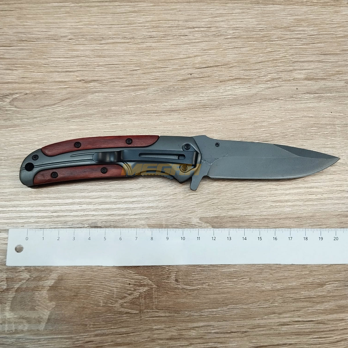 PISAU LIPAT BROWNING (Silver-Kayu) | PISAU OUTDOOR/SURVIVAL