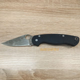 PISAU LIPAT SPYDERCO / PISAU OUTDOOR / PISAU SURVIVAL BLACK