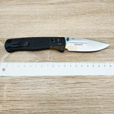 PISAU LIPAT BENCHMADE BIGOUT 535 BLACK SILVER