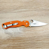 PISAU LIPAT SPYDERCO / PISAU OUTDOOR / PISAU SURVIVAL ORANGE