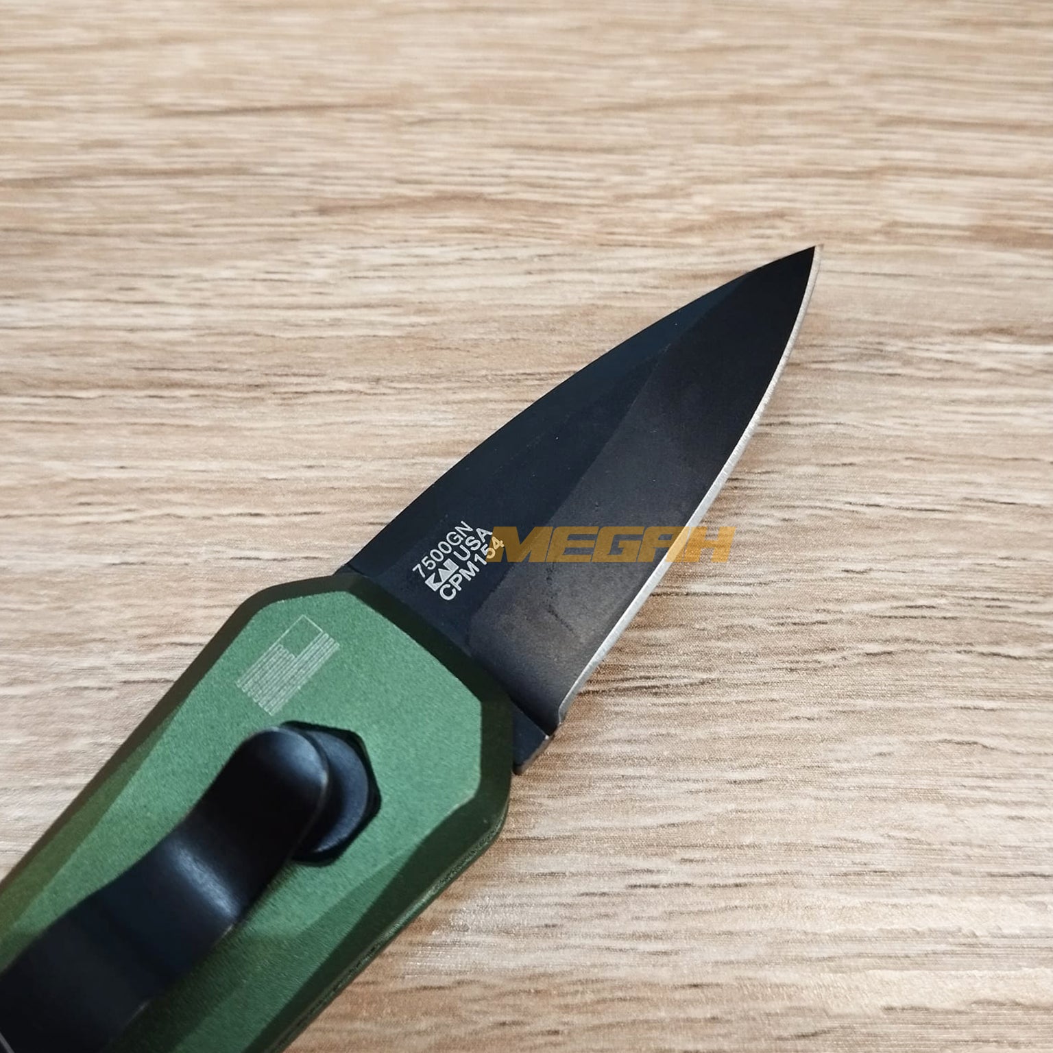 PISAU LIPAT KERSHAW LAUNCH AUTOMATIC GREEN