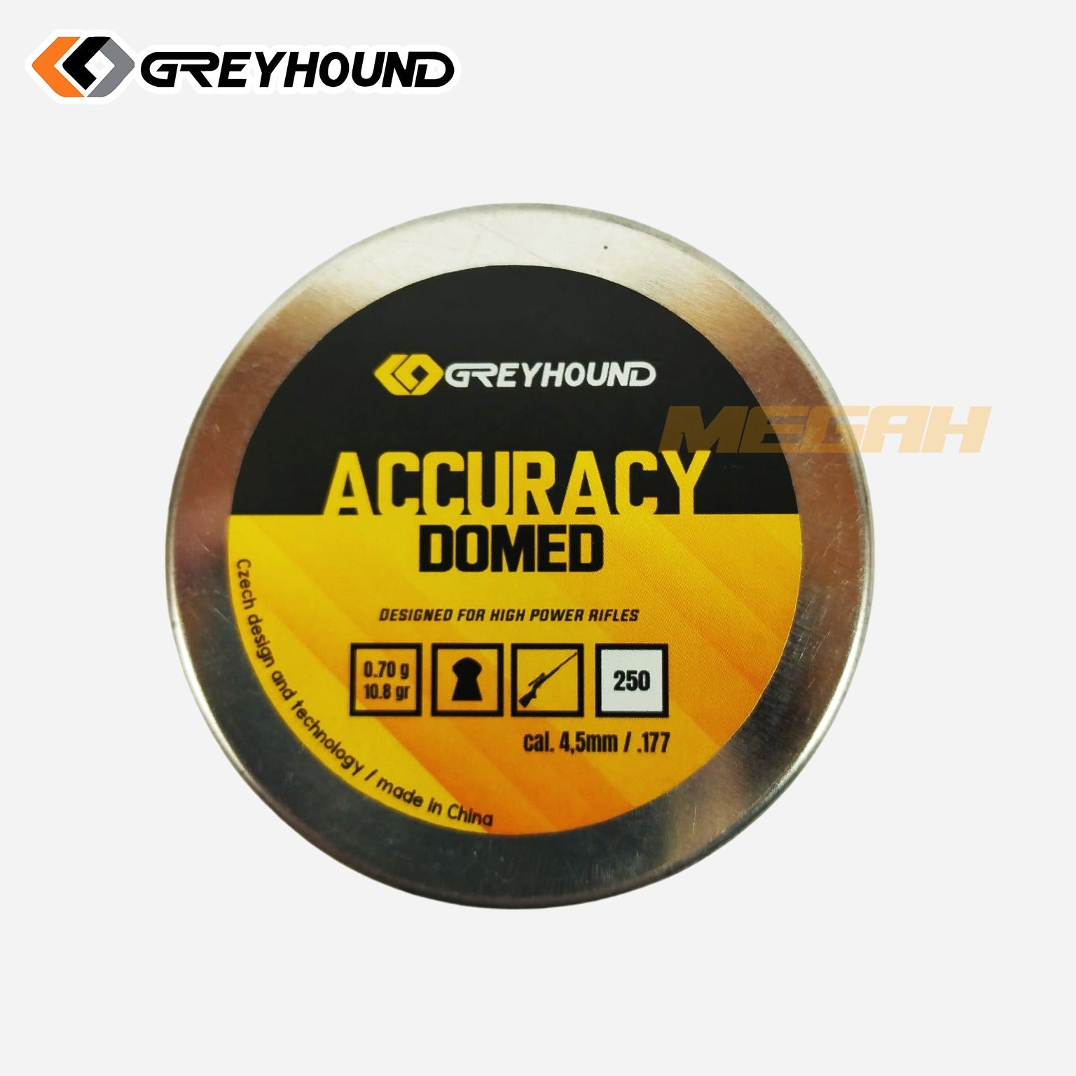 GREYHOUND ACCURACY DOMED 10.8 GR