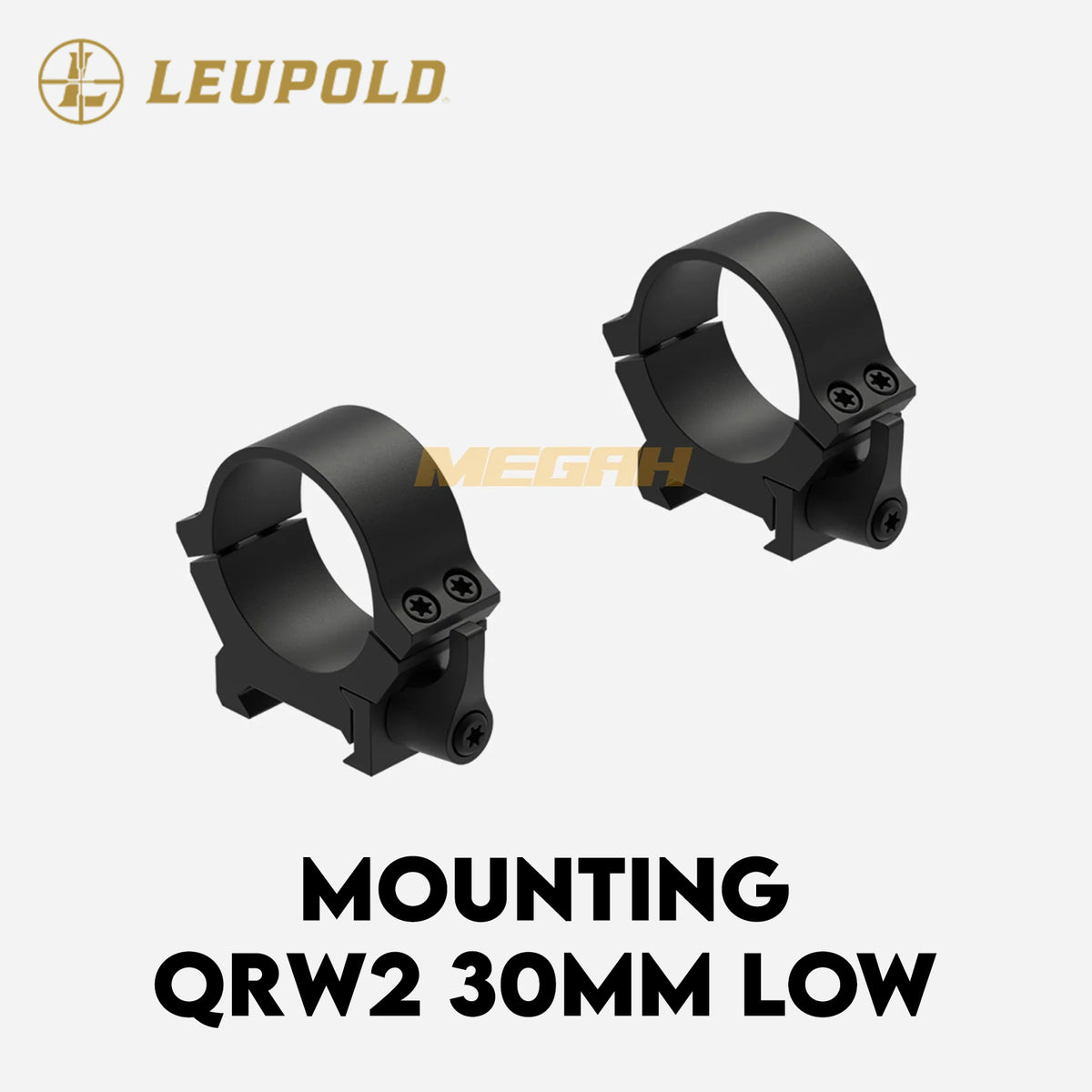 MOUNTING LEUPOLD QRW2 30mm LOW MATTE
