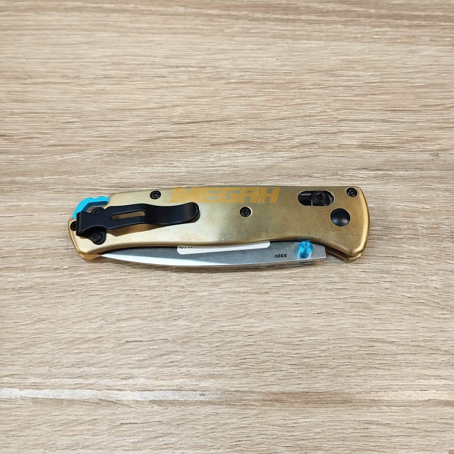 PISAU LIPAT BENCHMADE BIGOUT 535 GOLD