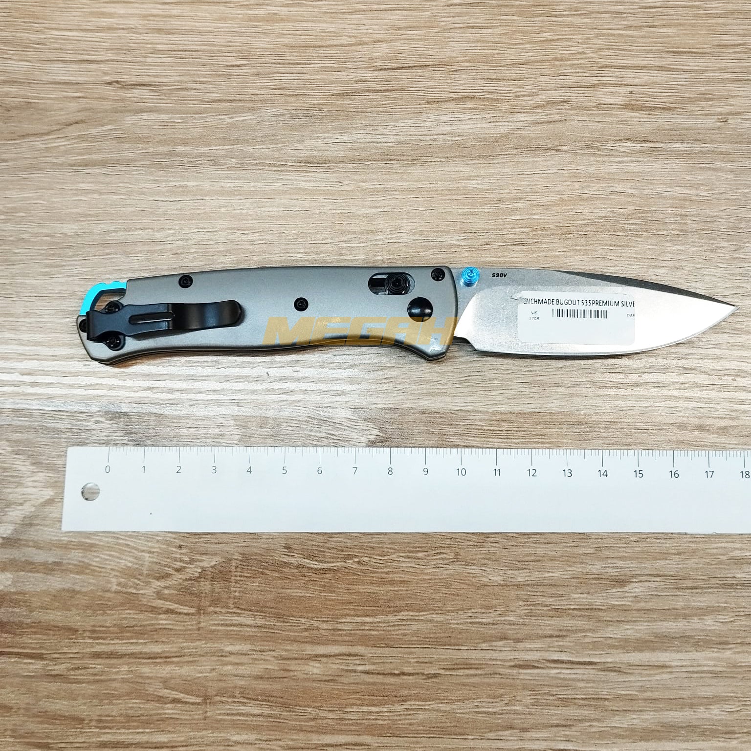 PISAU LIPAT BENCHMADE BIGOUT 535 SILVER
