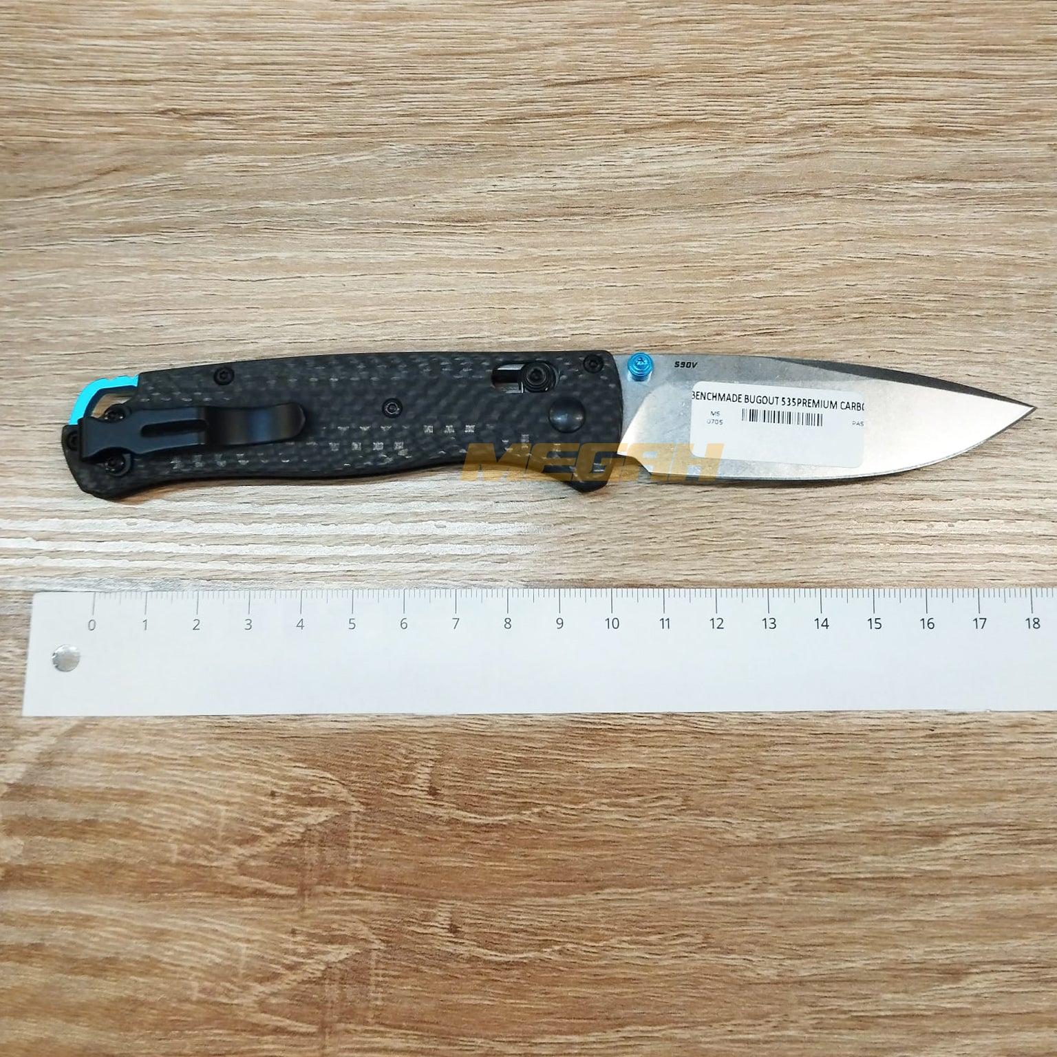 PISAU LIPAT BENCHMADE BIGOUT 535 CARBON
