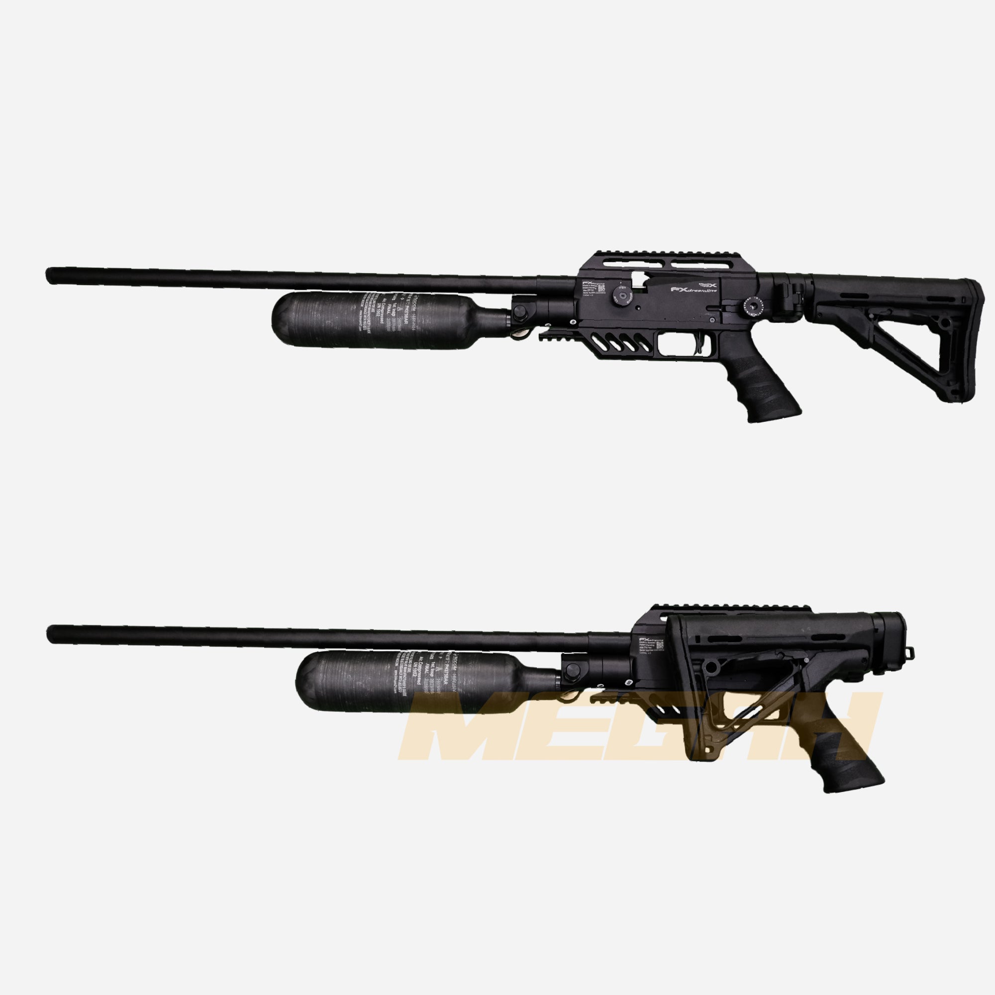 SENAPAN ANGIN FX DREAMLINE TACTICAL CARBON BOTTLE FOLDING