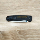 PISAU LIPAT BENCHMADE BIGOUT 535 BLACK SILVER