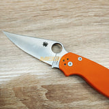 PISAU LIPAT SPYDERCO / PISAU OUTDOOR / PISAU SURVIVAL ORANGE