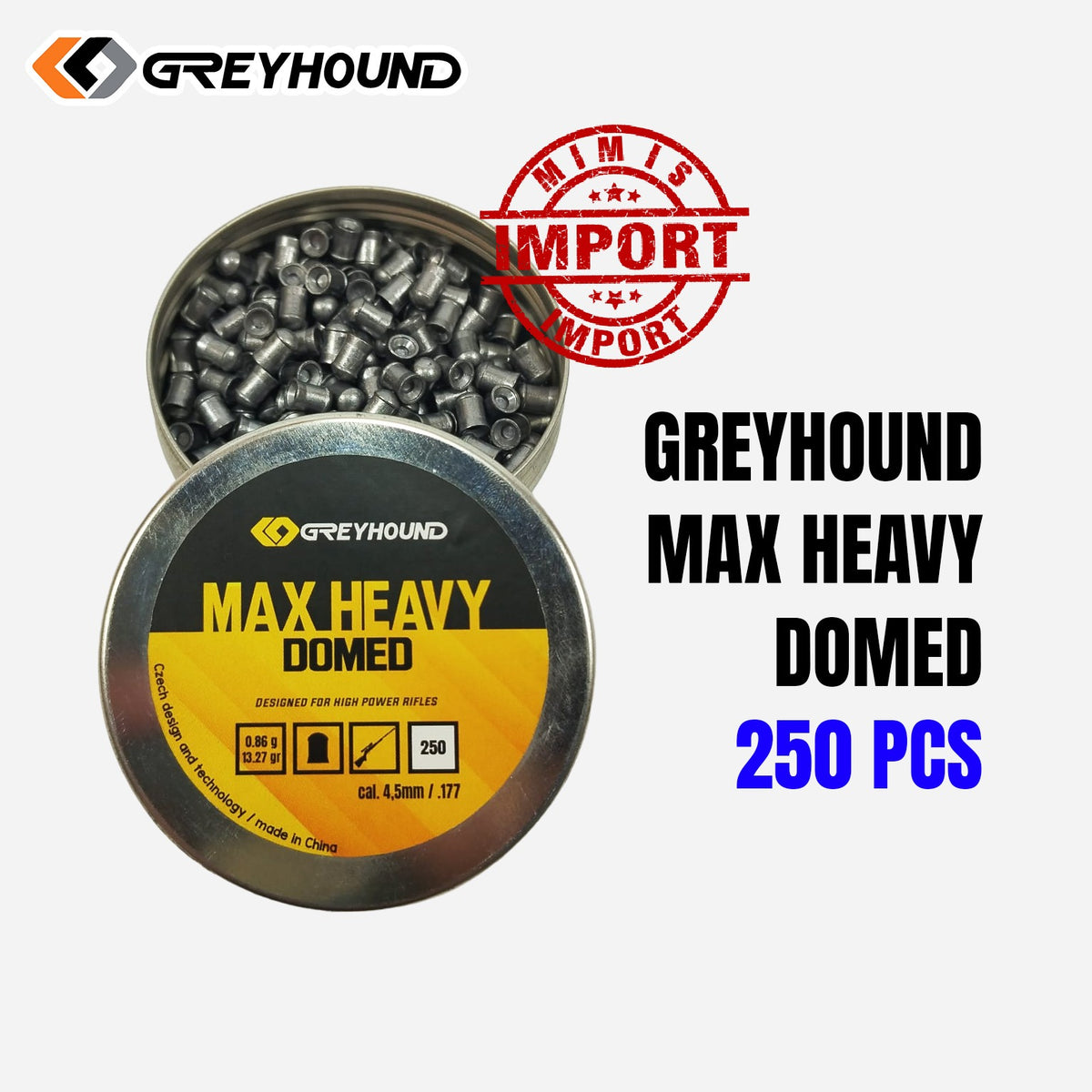 GREYHOUND MAX HEAVY DOMED 13.27 GR