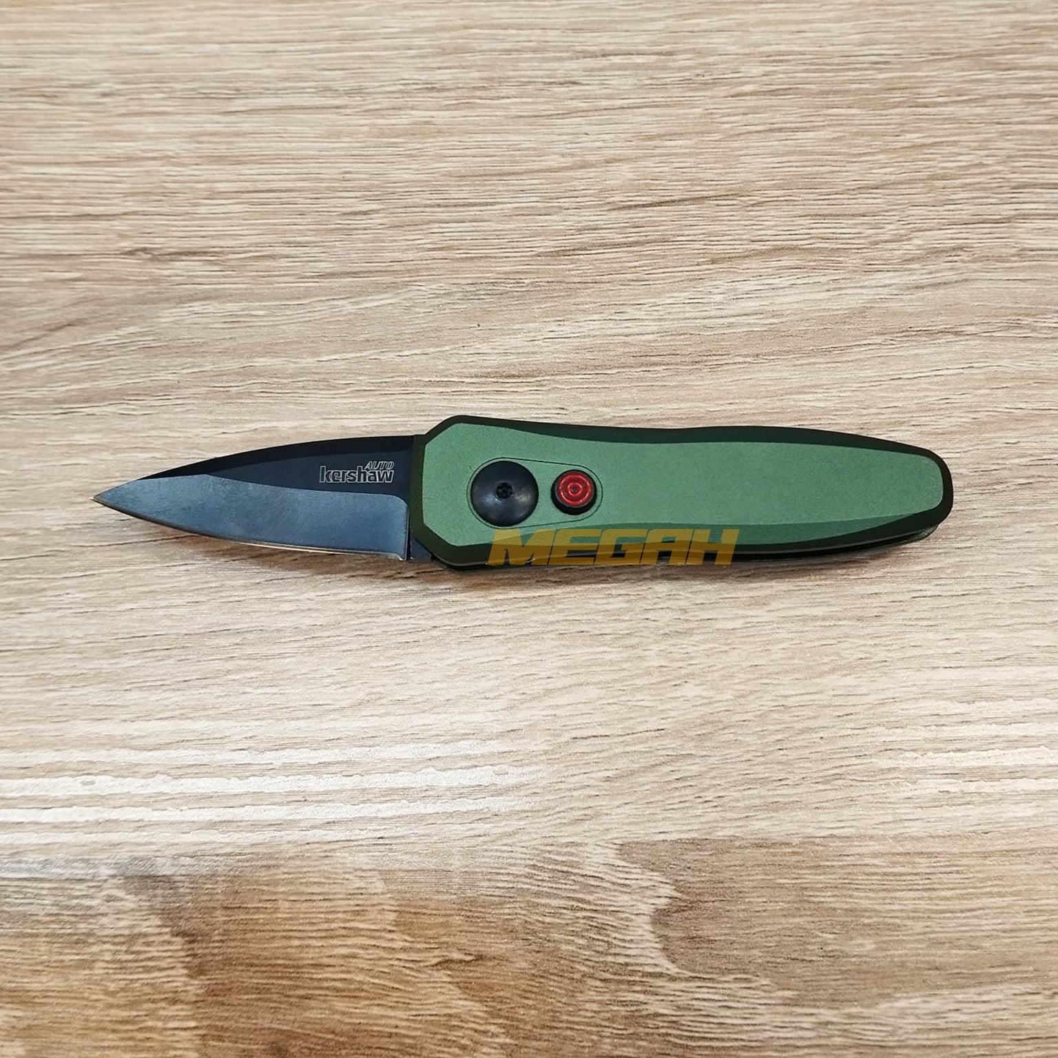 PISAU LIPAT KERSHAW LAUNCH AUTOMATIC GREEN