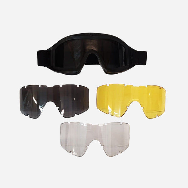 GOGGLE AIRSOFT 3 LENSA