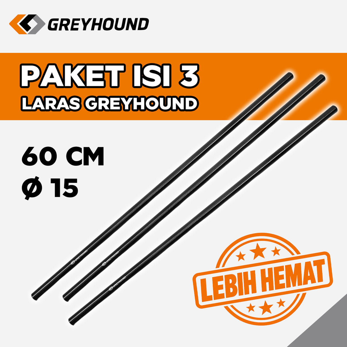 PAKET 3 LARAS GREYHOUND Gambar utama produk