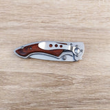 PISAU LIPAT BROWNING (HANDLE KAYU) | PISAU OUTDOOR/SURVIVAL