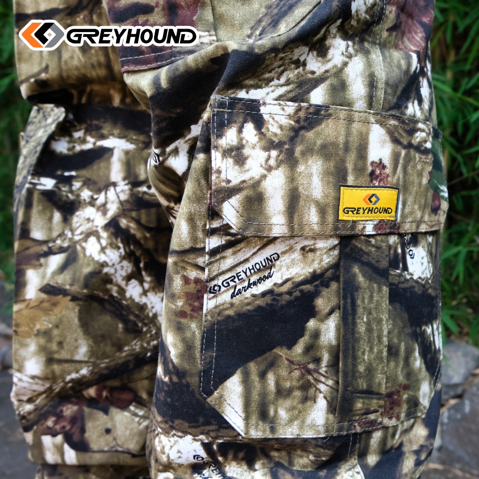 CELANA PANJANG CAMO GREYHOUND DARKWOOD