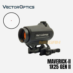 VECTOR OPTIC RED DOT MAVERICK II 1X25 GEN II