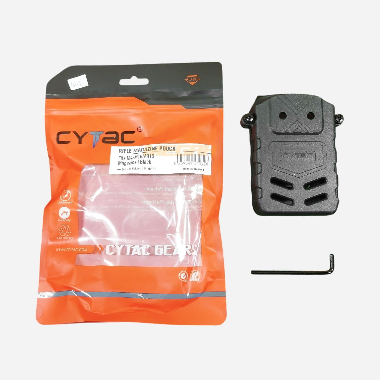 CYTAC RIFLE MAG POUCH CLIP BLACK