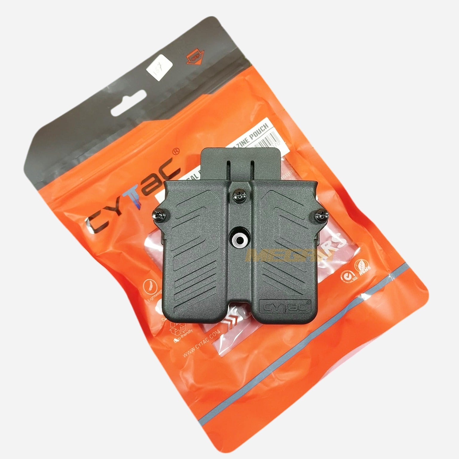 CYTAC UNIVERSAL DOUBLE MAG POUCH BLACK