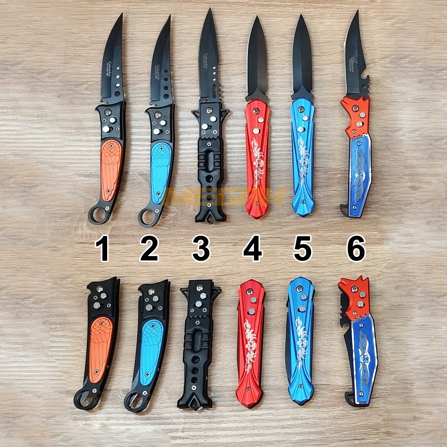 PISAU LIPAT 4 VARIASI | PISAU OUTDOOR/SURVIVAL