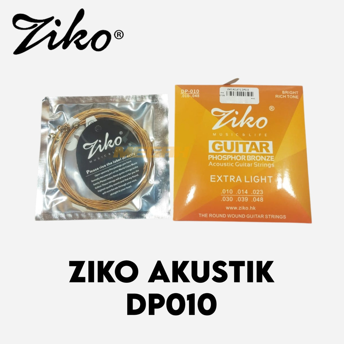 SENAR GITAR AKUSTIK ZIKO PHOSPHOR BRONZE DP-010