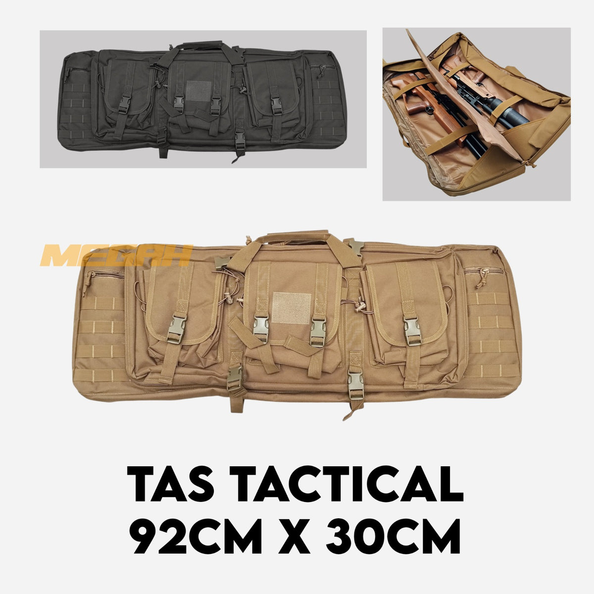 TAS SENAPAN DOUBLE IMPORT 92 x 30 CM