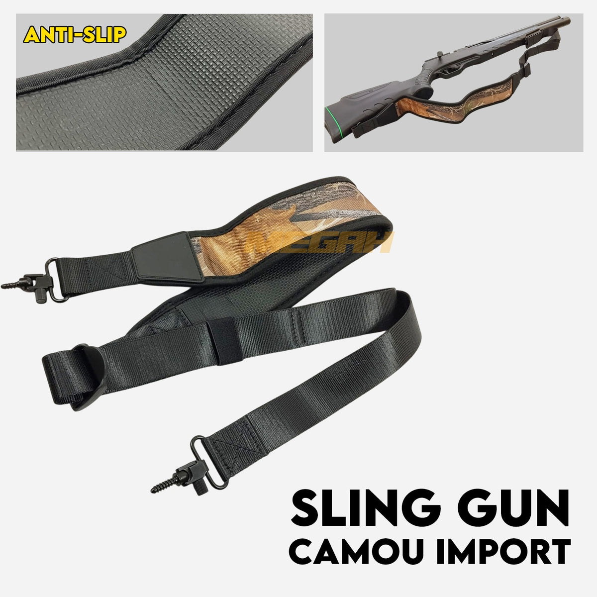 SLING SENAPAN ANTI-SLIP MOTIF CAMO