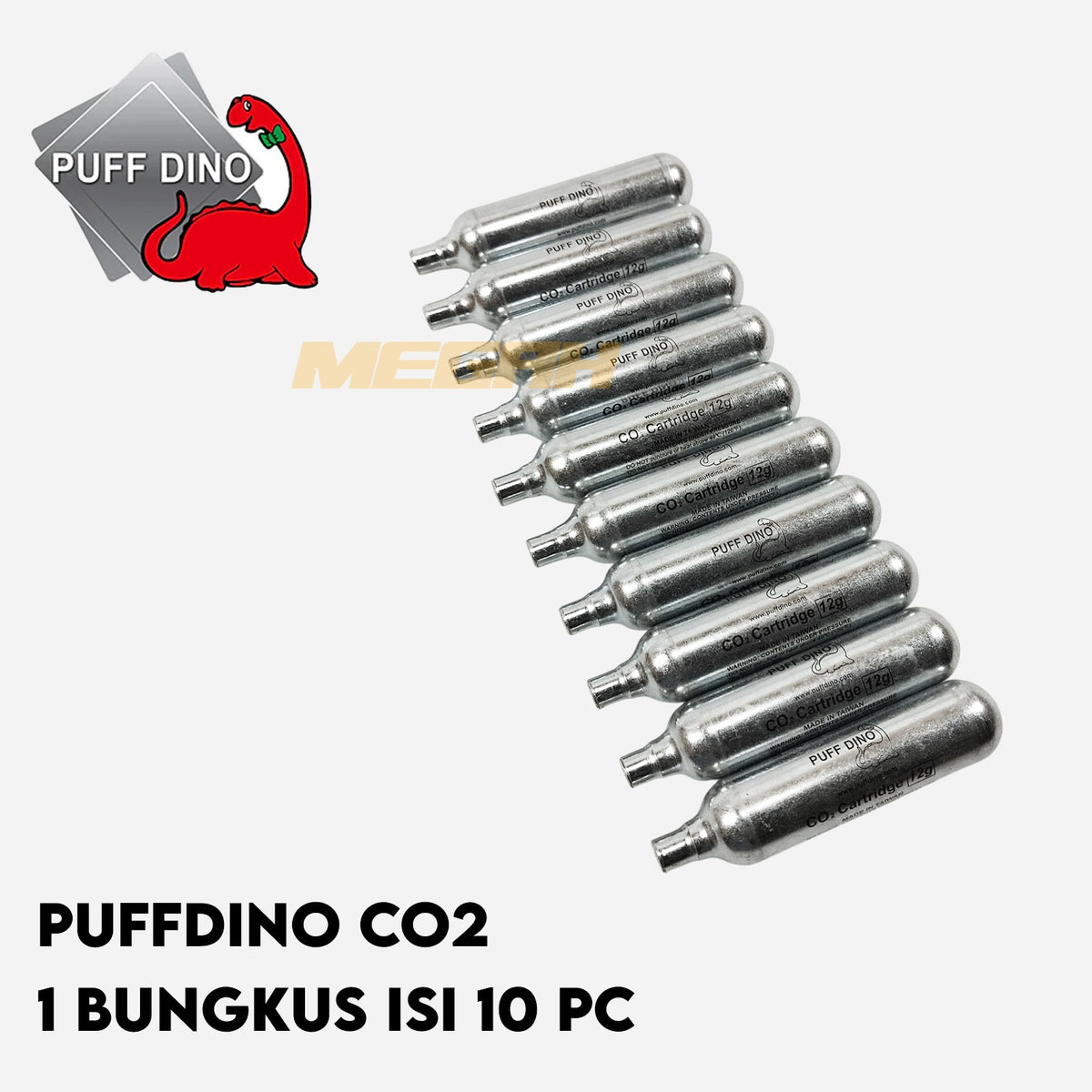 PUFFDINO CO2 CARTRIDGE ISI 10 Gambar utama produk