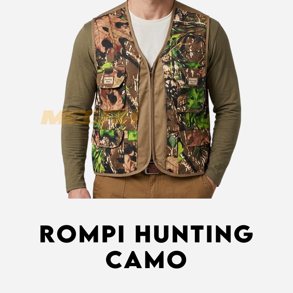 ROMPI TACTICAL VEST ROMPI CAMO TEBAL