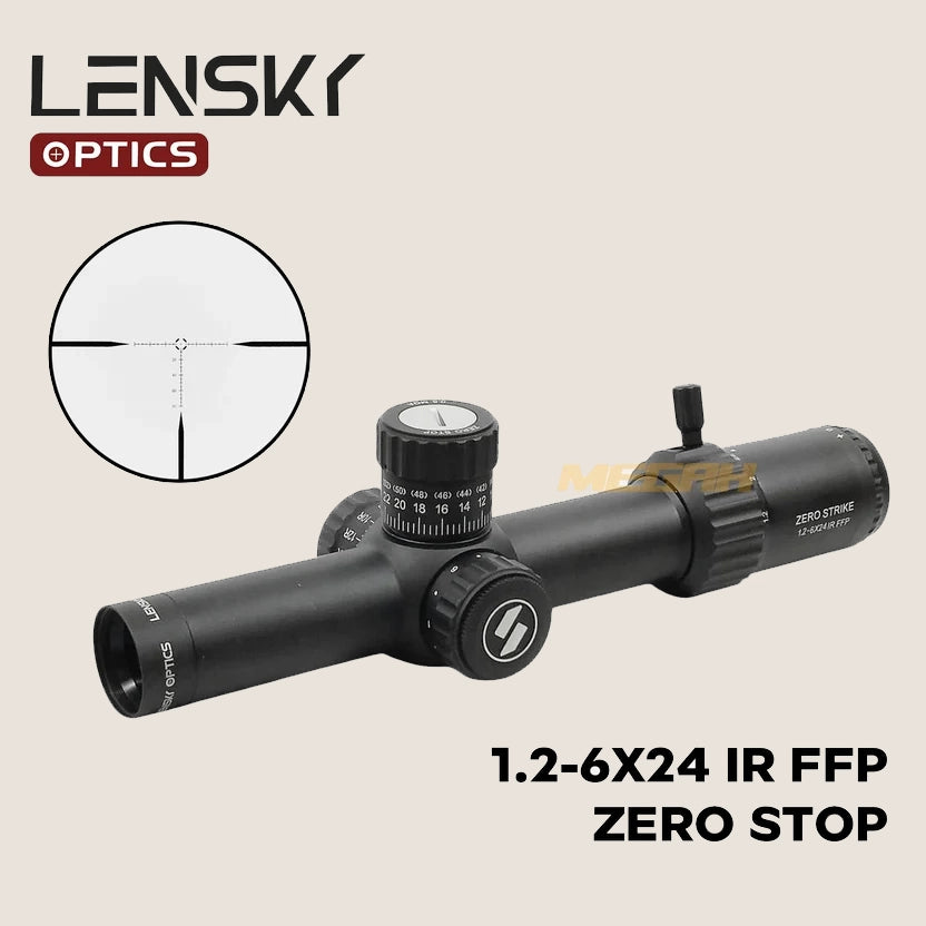 TELESKOP LENSKY 1.2-6x24 IR FFP ZERO STOP Gambar utama produk