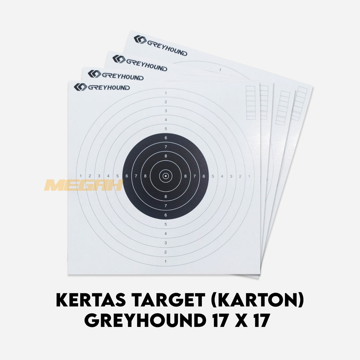 KERTAS TARGET (BAHAN KARTON) GREYHOUND 17 X 17