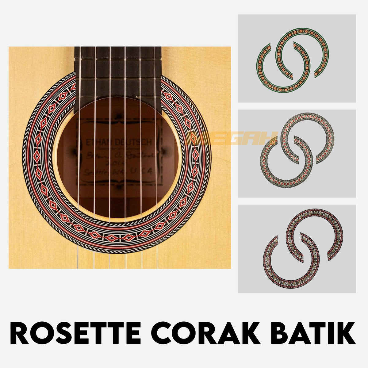 ROSETTE GITAR AIR ABALON