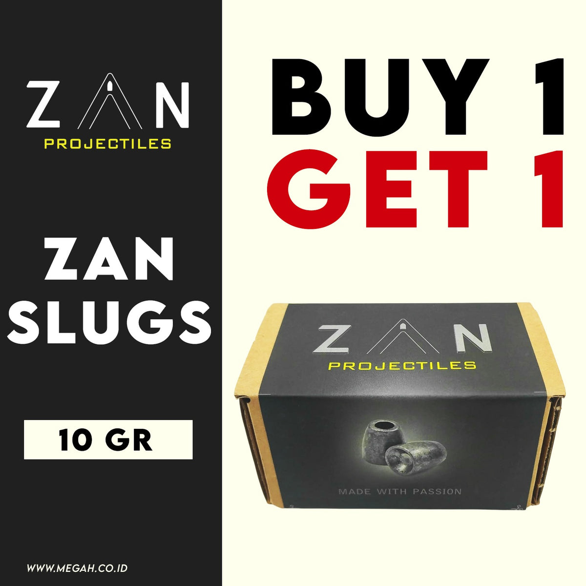 ZAN SLUGS 10 GR BELI 1 GRATIS 1