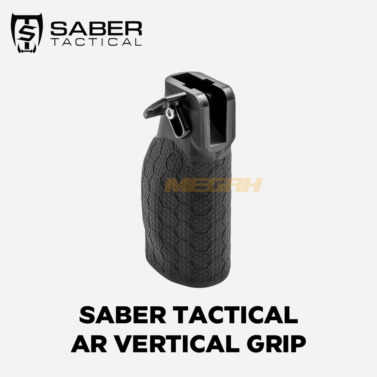 SABER TACTICAL RUBBER CHASSIS STYLE VERTICAL GRIP ST0050 Gambar utama produk