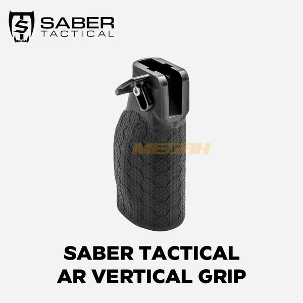 SABER TACTICAL RUBBER CHASSIS STYLE VERTICAL GRIP ST0050