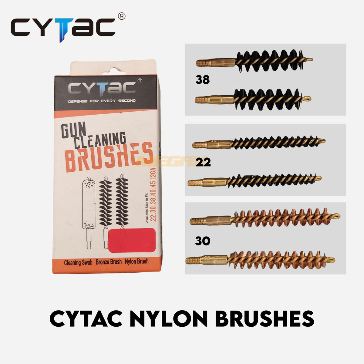 CYTAC NYLON BRUSHES Gambar utama produk