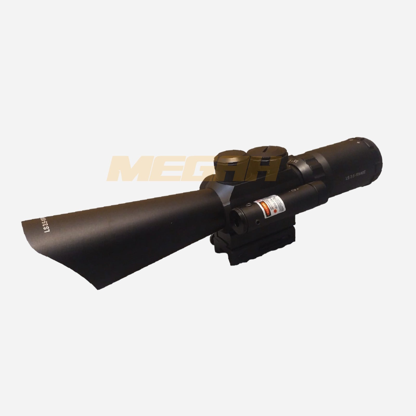 SPIKE 3.5-10X40 E + RED LASER MD-R6