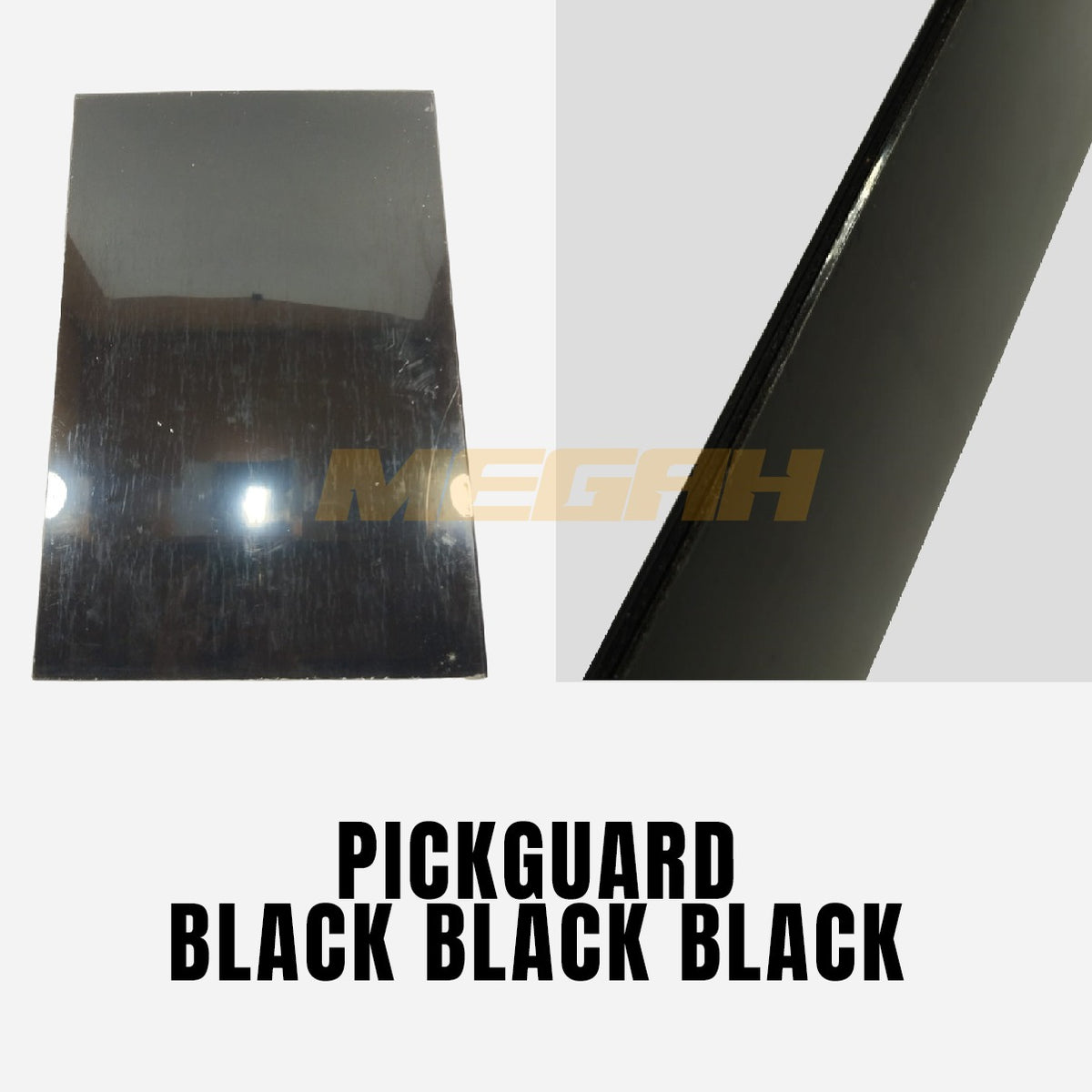 PICKGUARD HITAM 3 BARIS Gambar utama produk