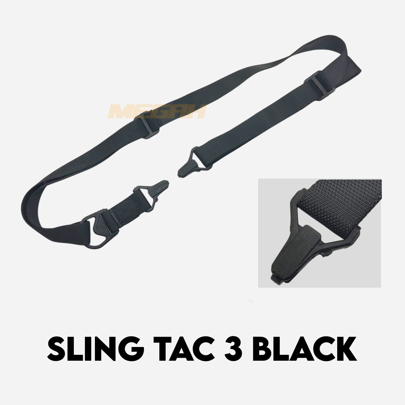 SLING TACTICAL IMPORT 3 BLACK & TAN