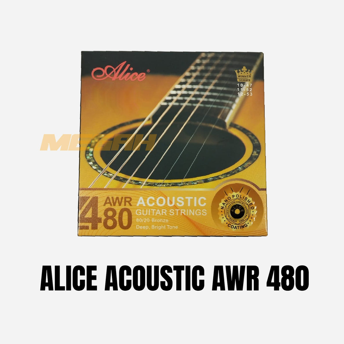 Alice AWR480 SL Acoustic Guitar Strings | Senar Gitar Akustik Bronze