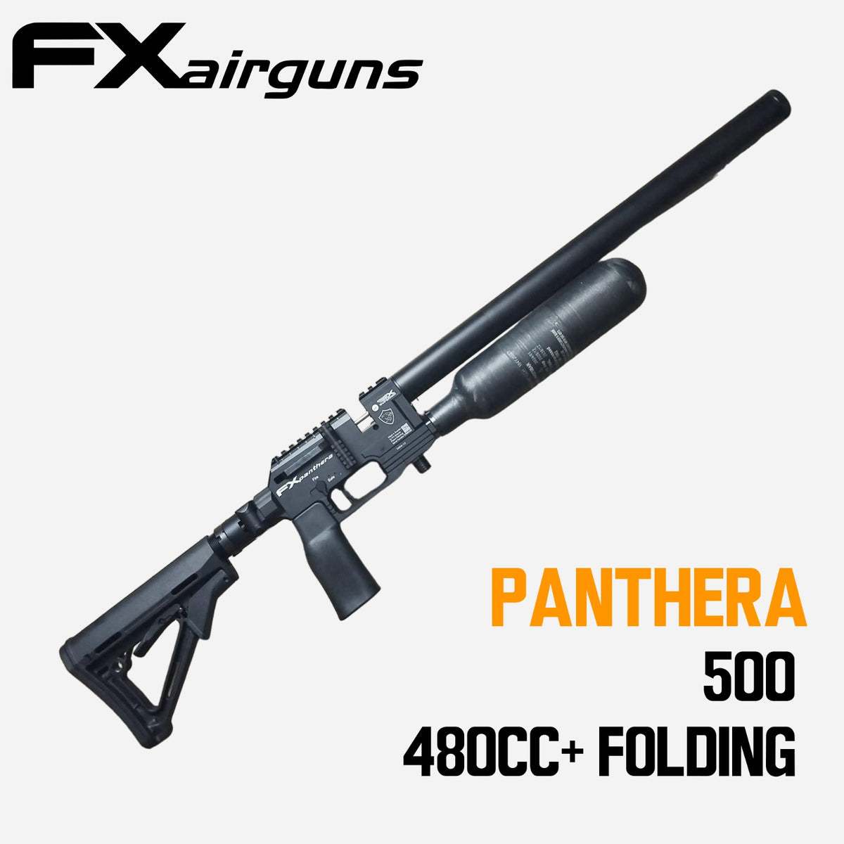 SENAPAN ANGIN FX PANTHERA 500 480CC BOTTLE + FOLD