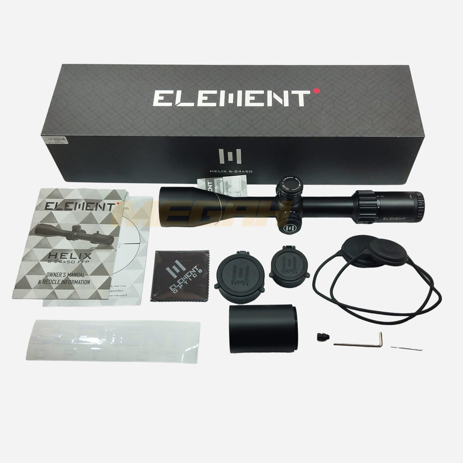 ELEMENT OPTICS HELIX 6-24x50 FFP MRAD