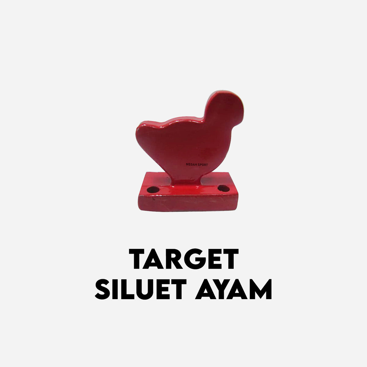SILUET TARGET BENTUK AYAM Gambar utama produk