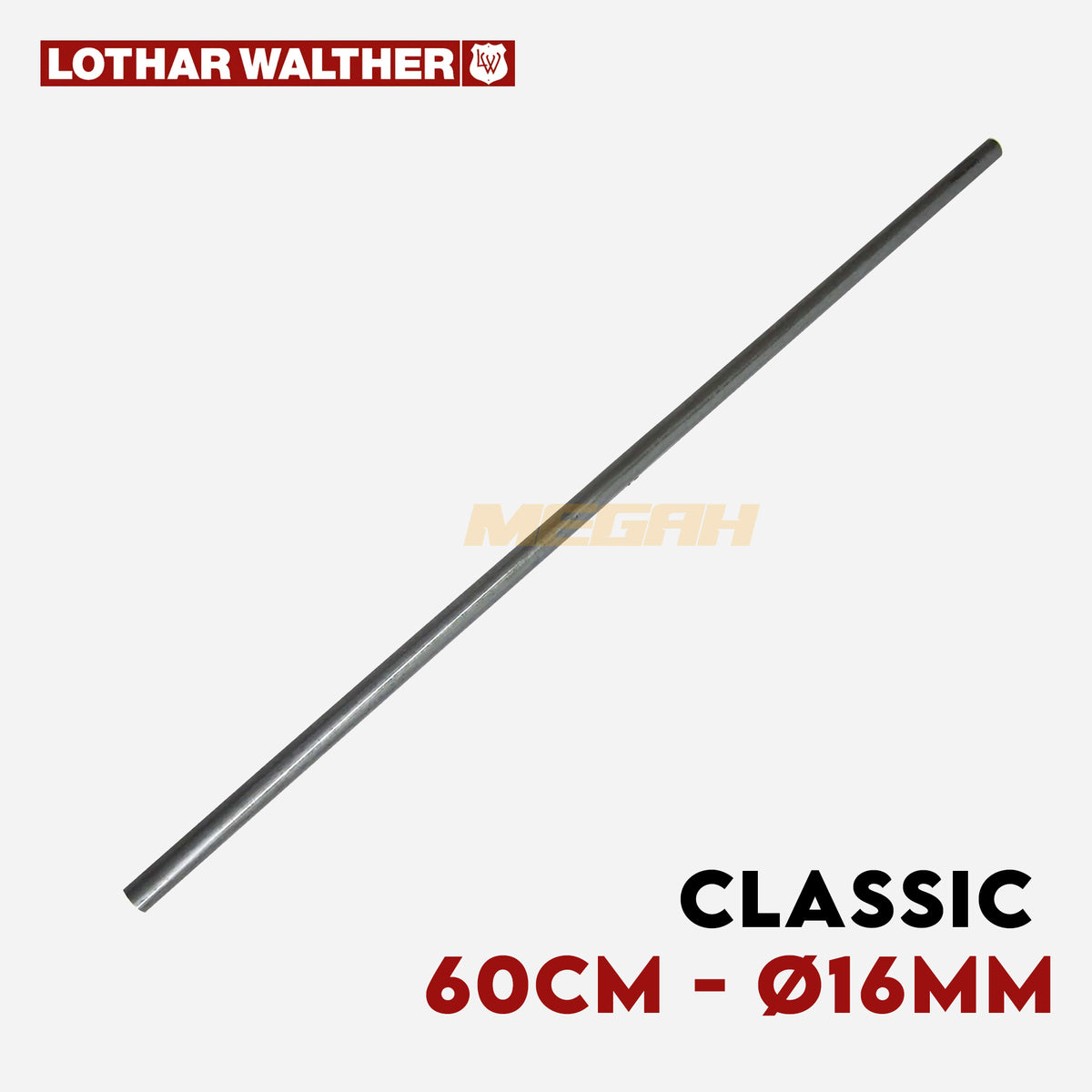 LARAS LOTHAR WALTHER CLASSIC 60CM - Ø16MM Gambar utama produk