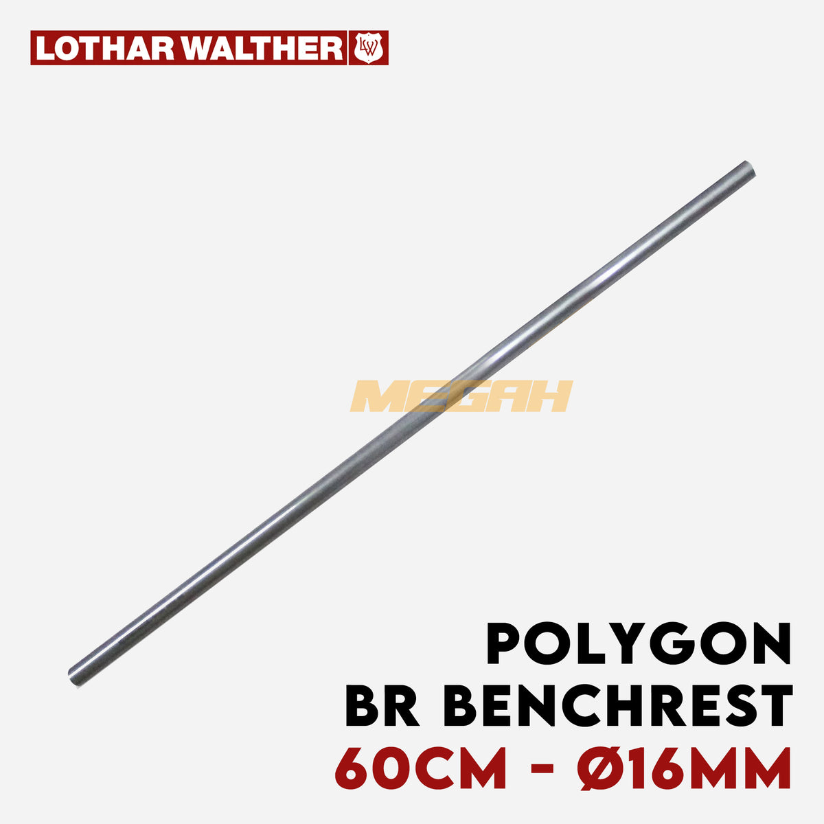 LARAS LOTHAR WALTHER POLYGON BR BENCHREST 60CM - Ø16MM