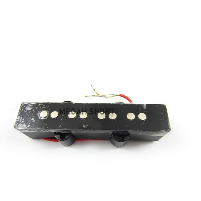 PICK UP JAZZ BASS SINGLE 4 STRING BRIDGE/NECK - BLACK AG794 - Megah Sport