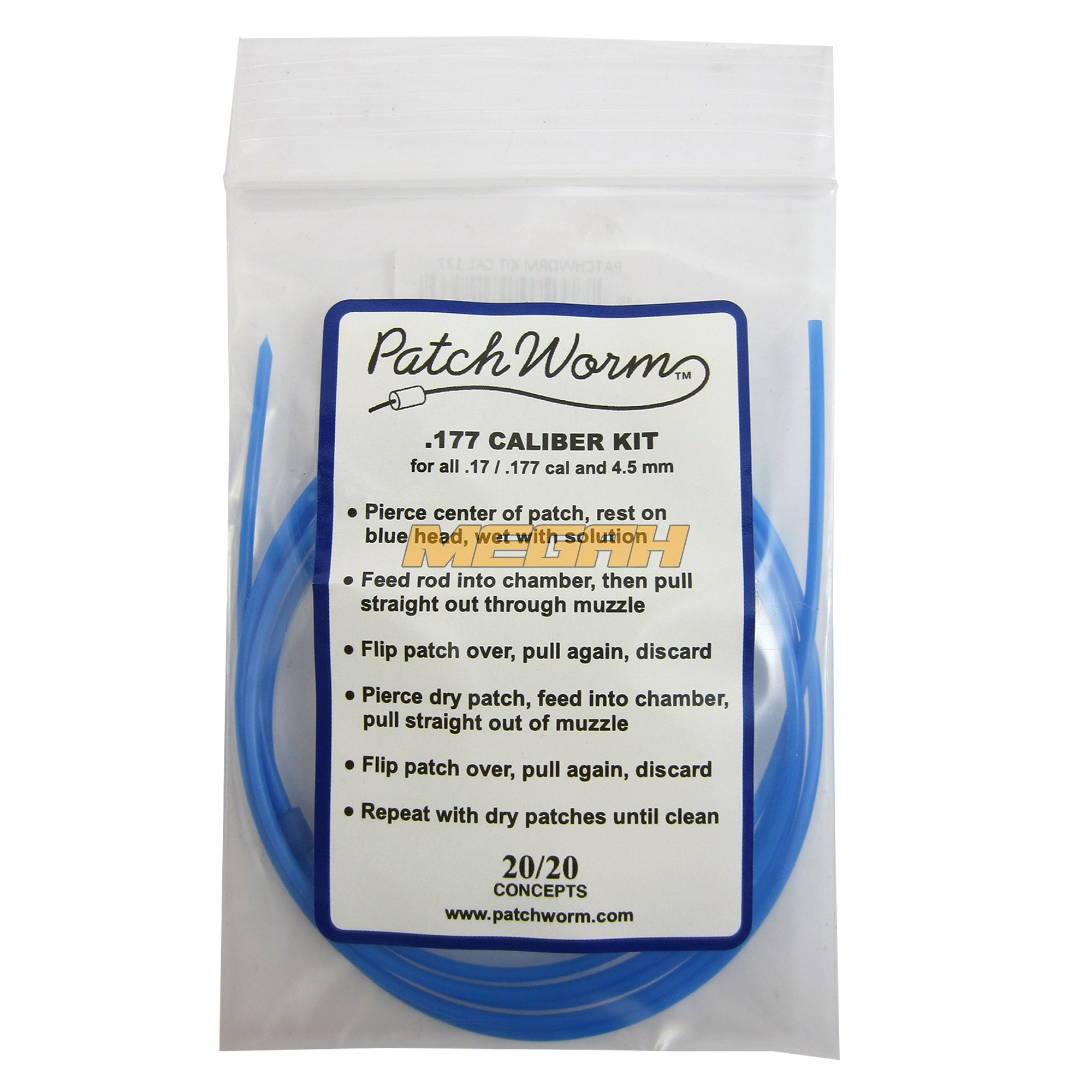 PATCHWORM KIT PEMBERSIH LARAS KAL. 177 (AS657) - Megah Sport
