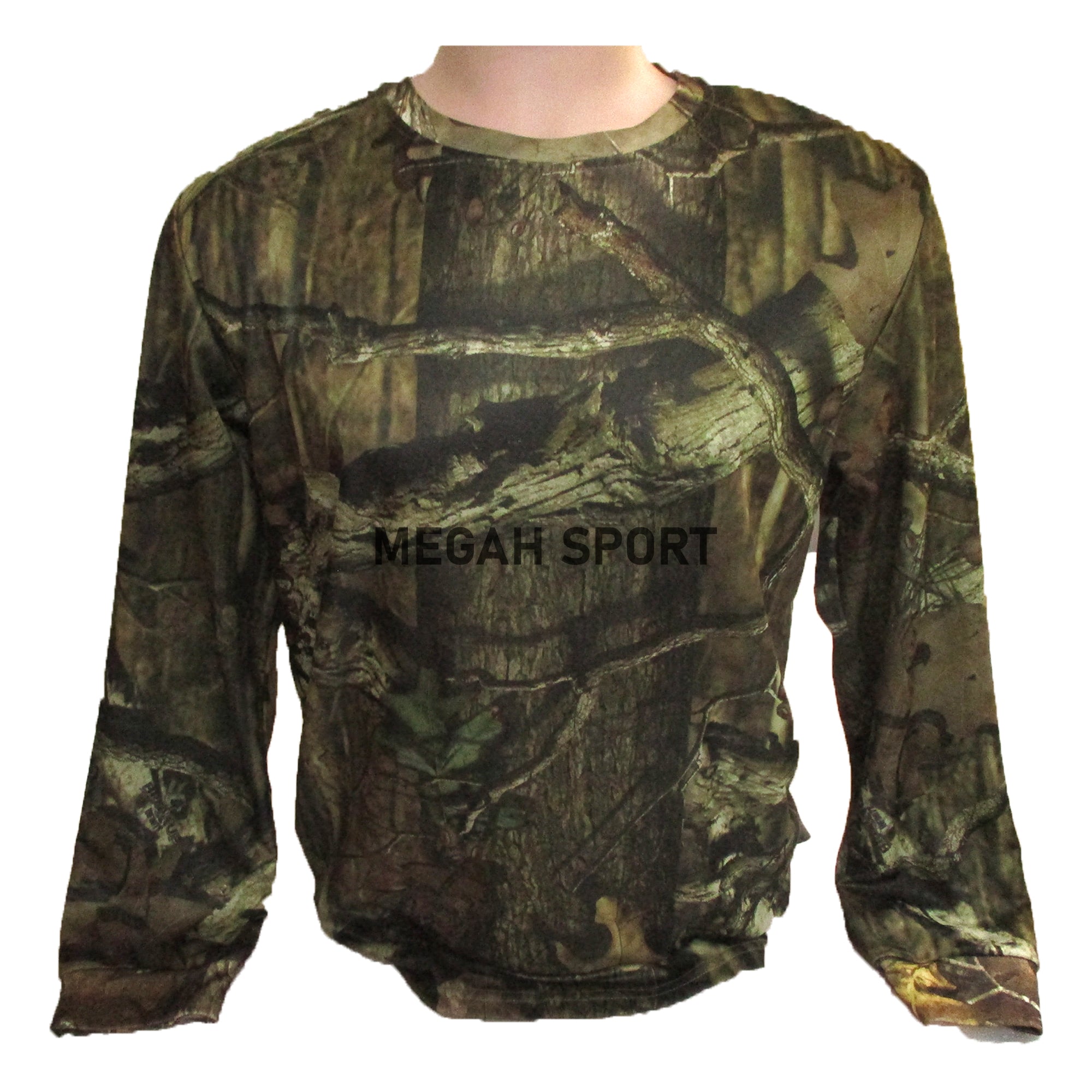 KAOS TANGAN PANJANG STRETCH CAMO (KS084) - Megah Sport