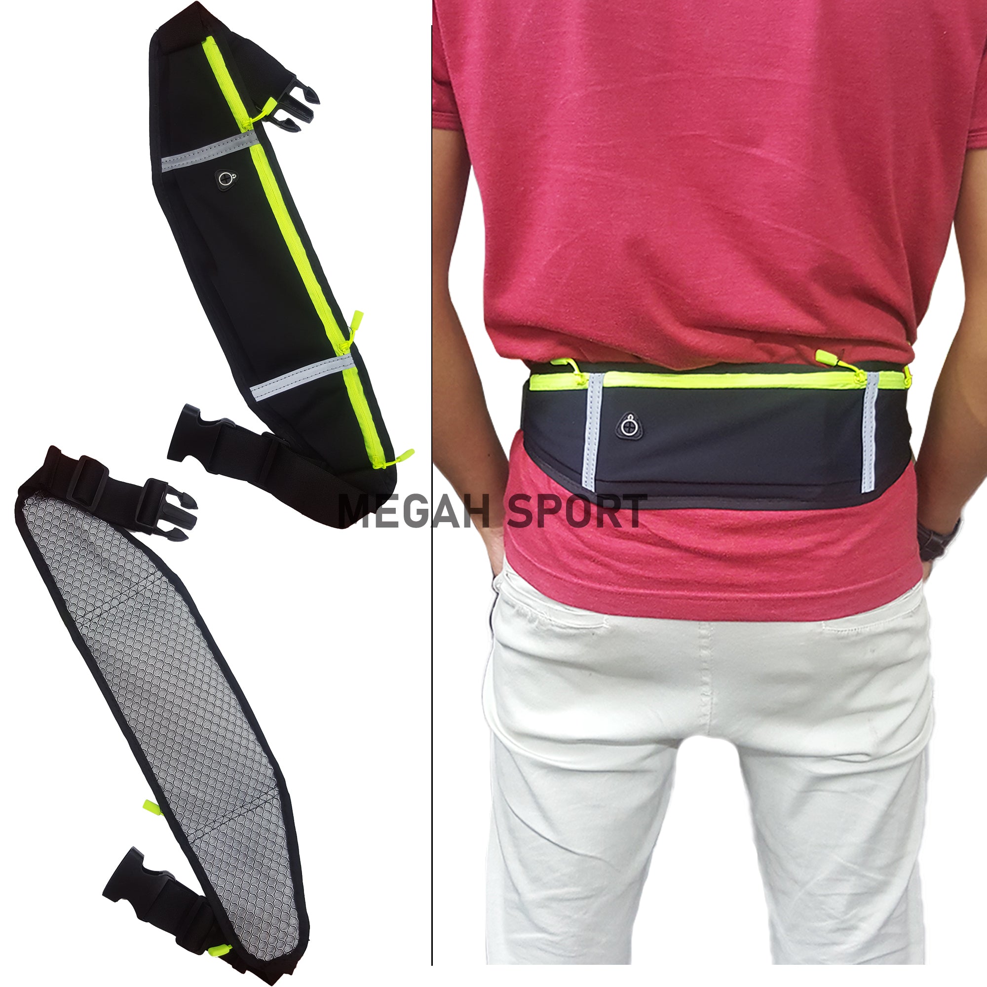 TAS PINGGANG JOGGING ELASTIS (TA017) - Megah Sport