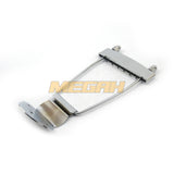 TAIL PIECE 6 STRING - CHROME (AG085) - Megah Sport